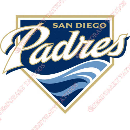 San Diego Padres Customize Temporary Tattoos Stickers NO.1864